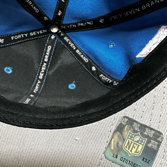 NEW '47 San Diego Chargers Super Shot 2Tone Captain Strapback Cap NWT - Picture 3 of 5